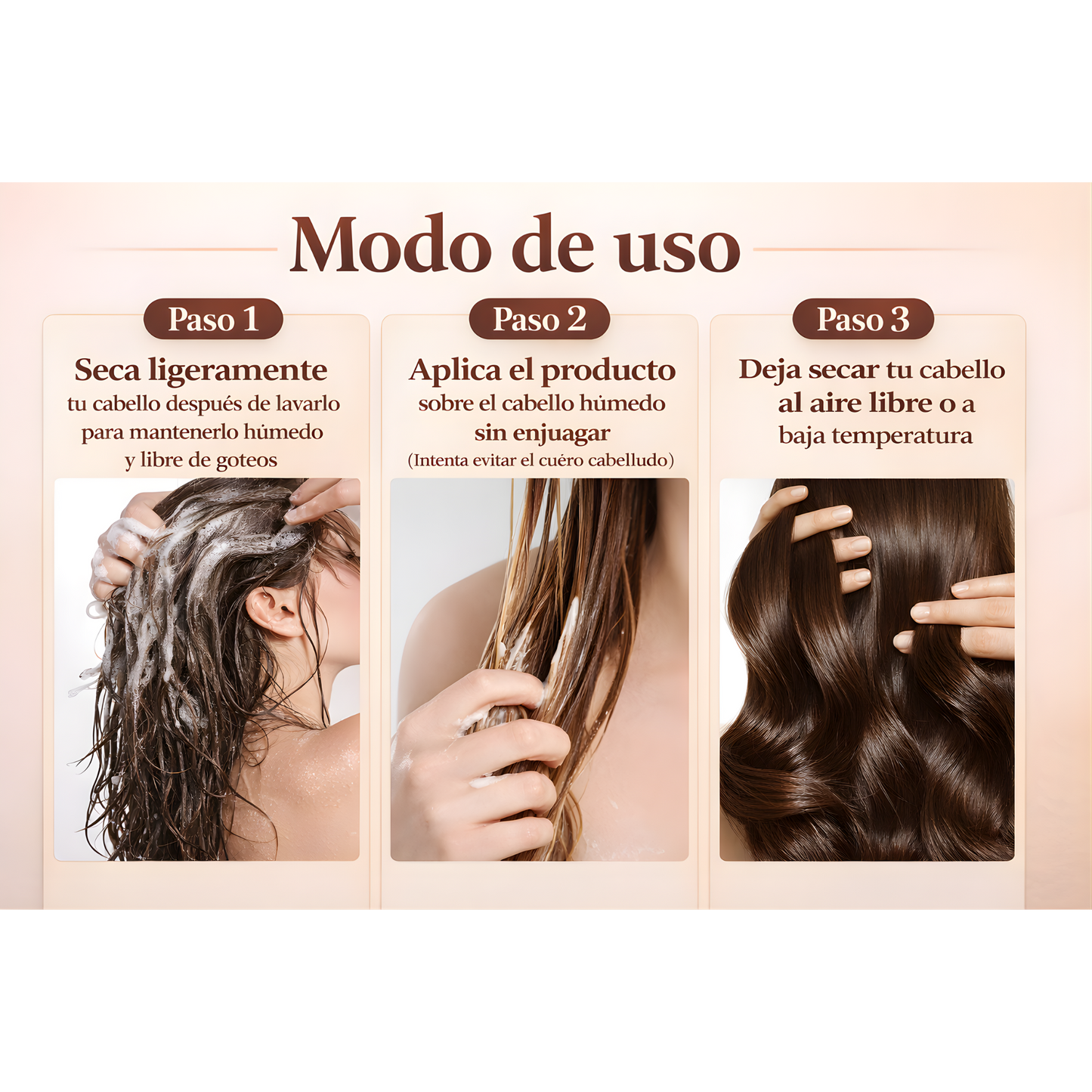 Mascarilla capilar reparadora con colágeno